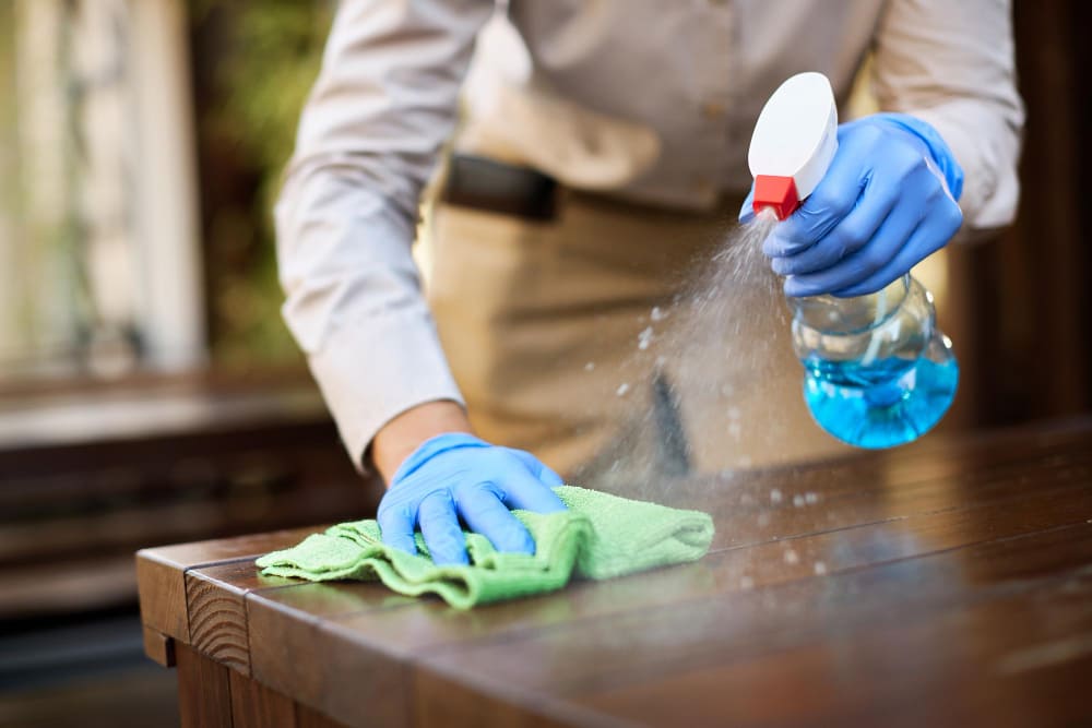 Professional cleaning service transforming spaces